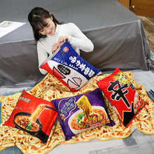 Load image into Gallery viewer, Instant noodles pillow blanket

