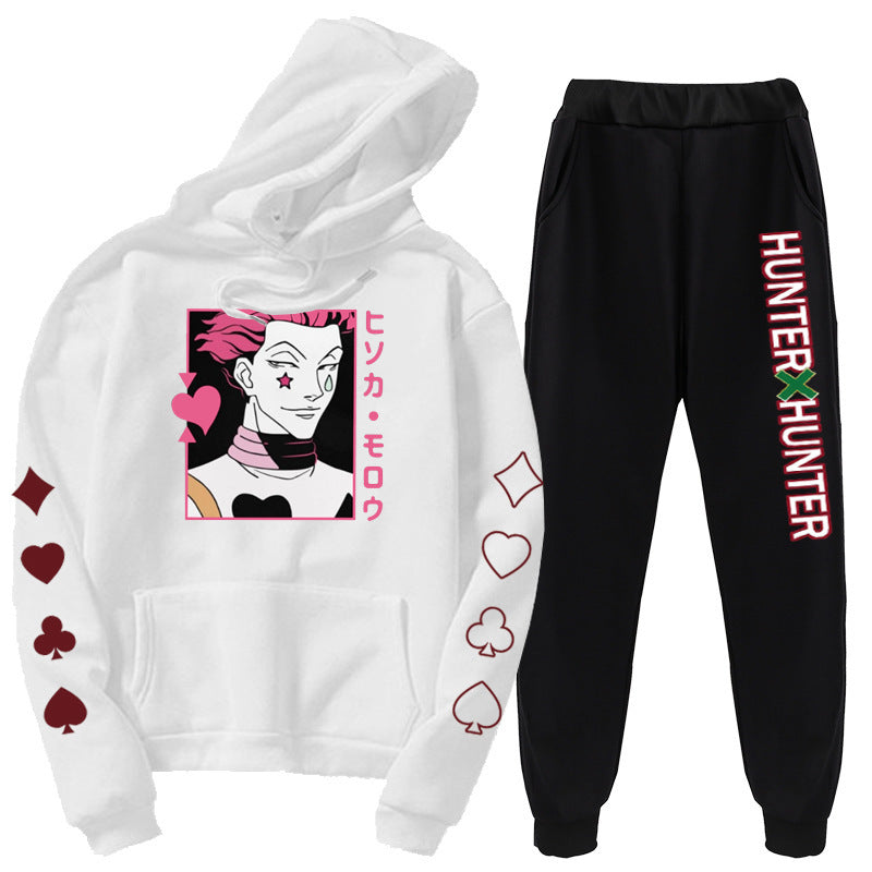 Hunter X Hunter Hisoka Hooded Pullover Unisex Sweat Set