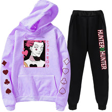 Load image into Gallery viewer, Hunter X Hunter Hisoka Hooded Pullover Unisex Sweat Set
