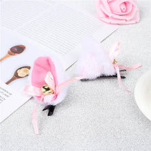 Load image into Gallery viewer, Cat Ear Hair Ornament Hairpin Bell
