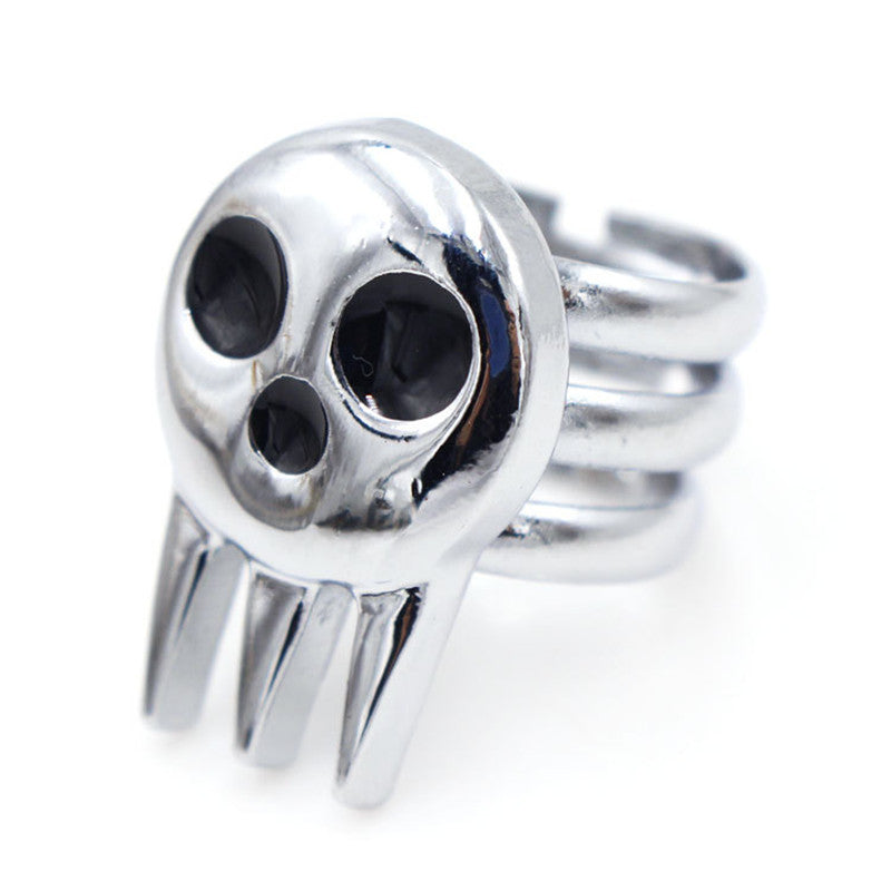 Soul Eater Anime Skull Logo Ring Maja Ring Necklace Pendant Keychain Pendant