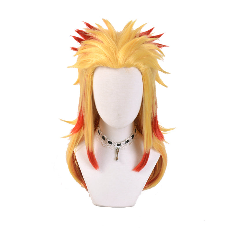 Cos wig with gradient highlights